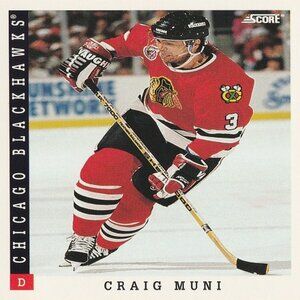 Craig Muni - 1993 Score Hockey Card